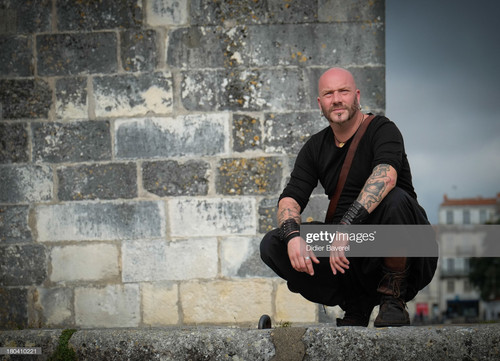 LA ROCHELLE, FRANCE - SEPTEMBER 12:  Singer Luc Arbogast poses in front of the St Nicolas Tower on S.jpg