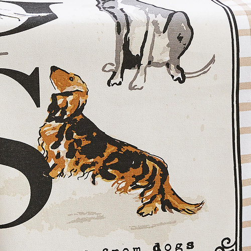 Ulster Weavers Country Dogs Tea Towel Cotton Brown sn4.jpg