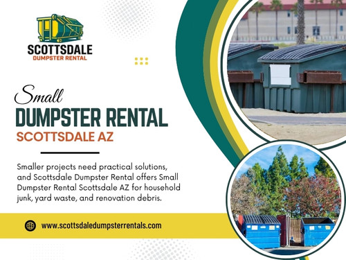 Dumpster size is only part of the decision.

What you plan to throw away is equally important. Household junk, renovation debris and yard waste may have different disposal requirements.

Before booking a Small dumpster rental Scottsdale AZ, describe the material involved rather than simply saying, “It is a cleanout.”

For example, old furniture and cardboard are very different from heavy masonry or large amounts of soil.

For More Information: https://www.scottsdaledumpsterrentals.com/dumpster-rental-services

Find Us On Google Map: https://maps.app.goo.gl/UnFZDP1VHMjBCVgm6

Contact: Scottsdale Dumpster Rental

Address: 4141 N Scottsdale Rd, #308, Scottsdale, AZ, 85251, USA

Phone: (602) 483-6363

Read Our Blog:

https://scottsdaledumpsterrentals.medium.com/dumpster-rental-for-home-renovation-scottsdale-az-23ee3db3304c

https://scottsdaledumpsterrentals.brushd.com/

https://scottsdaledumpster.wixsite.com/scottsdaledumpster

More Links:

https://joy.link/scottsdaledumpster

https://gravatar.com/scottsdaledumpsterrentals

https://triberr.com/scottsdaledumpsterrentals