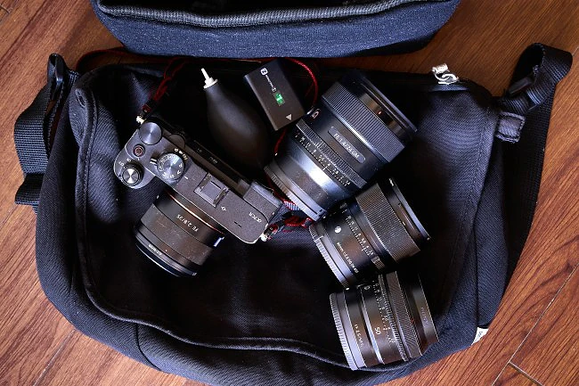 Stefan's camera bag.