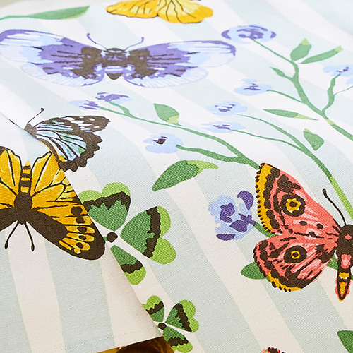 Ulster Weavers Butterfly Grove Tea Towel Cotton Blue sn4.jpg