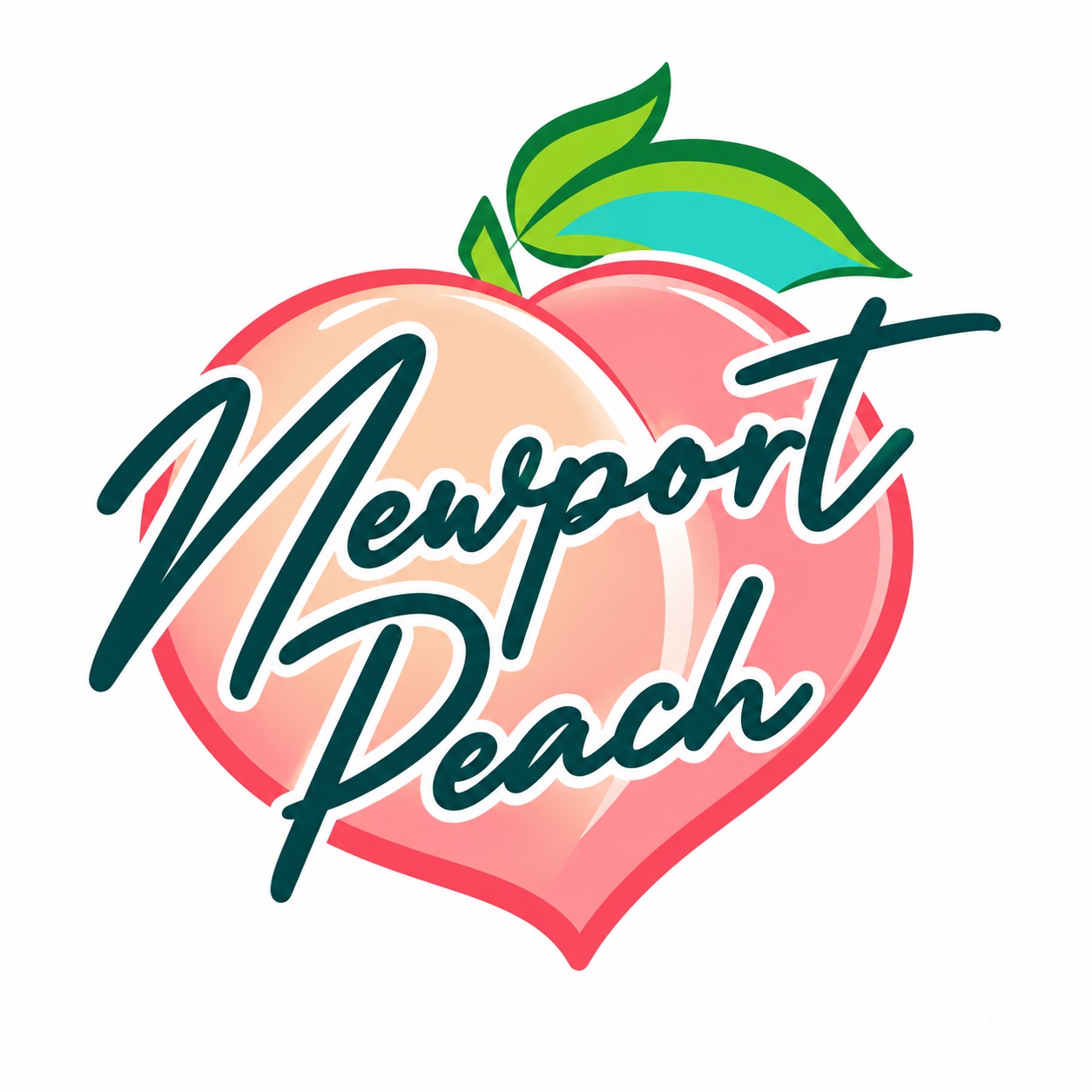 Newport Peach logo