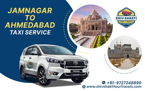 Make your intercity travel plans easier with a private Jamnagar to Ahmedabad taxi service from Shiv Shakti Tours & Travel. Cab bookings can be arranged for one-way and return journeys according to your travel schedule. Discuss vehicle choices, fare, and pickup details before your trip. Call +91-9727248890 or visit https://shivshaktitourtravels.com/jamnagar-to-ahmedabad-taxi for enquiries.
