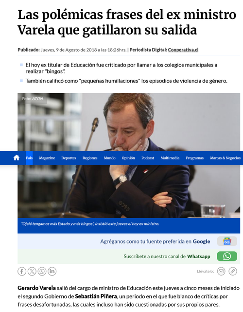 Screenshot 2026 09 15 at 15 06 42 Las polémicas frases del ex ministro Varela que gatillaron su sali.png