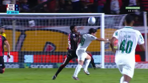 STJD Penaliza Mauricio do Palmeiras com Denúncia; Jogador Risco de Suspensão no Brasileirão