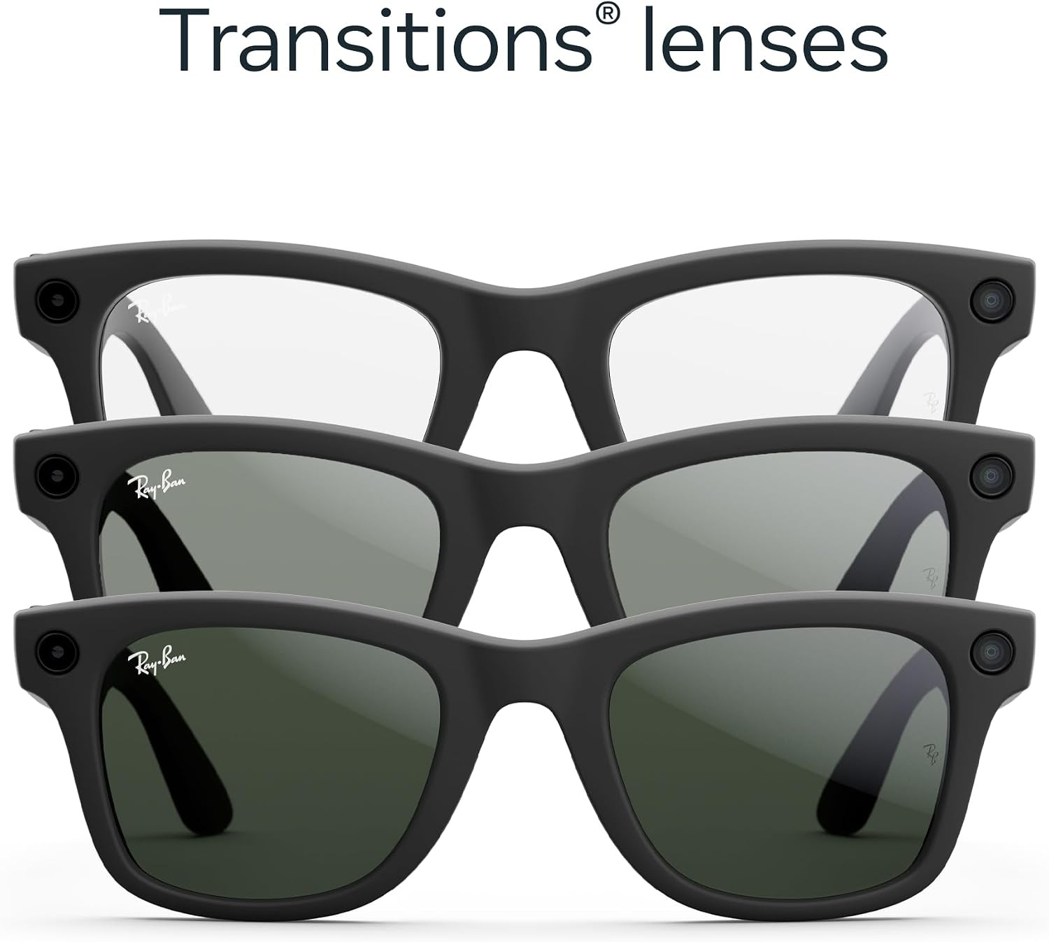 Gafas inteligentes vista lateral