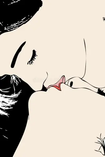lesbians kissing 15690542