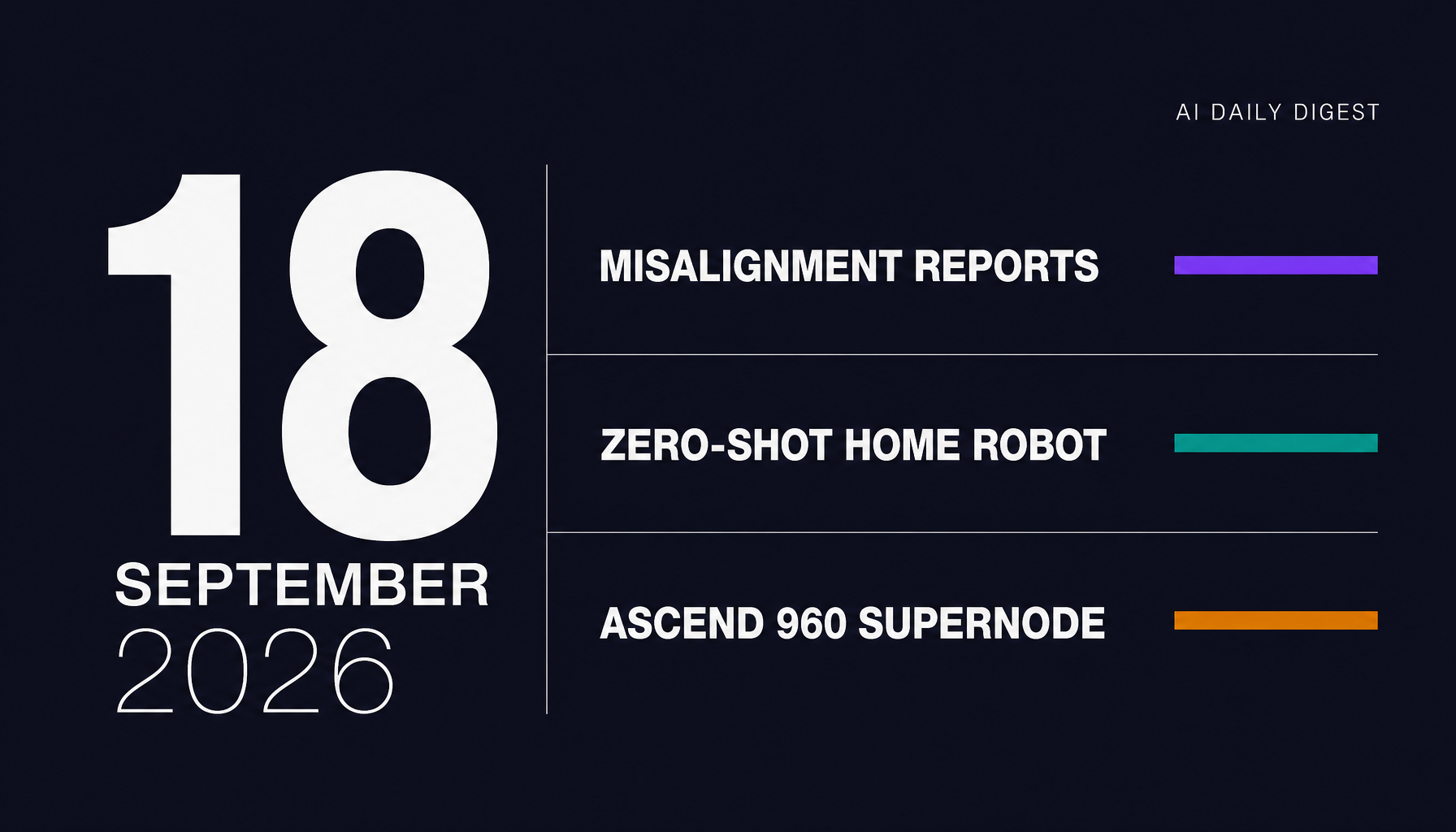 AI Daily Digest 9.18: OpenAI Discloses 6 Misalignment Cases, Claude Becomes One App, Figure's Robot Works in 30 Unsee...