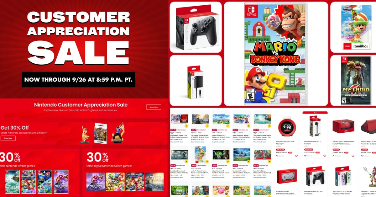 Sale Nintendo: Săn Deal Game Switch & Amiibo Giá Rẻ Nhất
