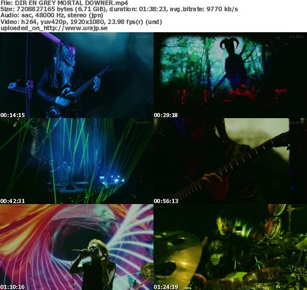 DIR EN GREY MORTAL DOWNER (U-NEXT Channel 2026.09.06)
