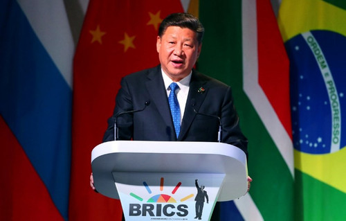 BRICS é a voz mais forte dos países em desenvolvimento, diz Xi Jinping
