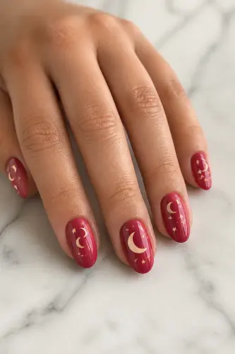 pink halloween nails 16 pink moon and stars 16 1789356015.4