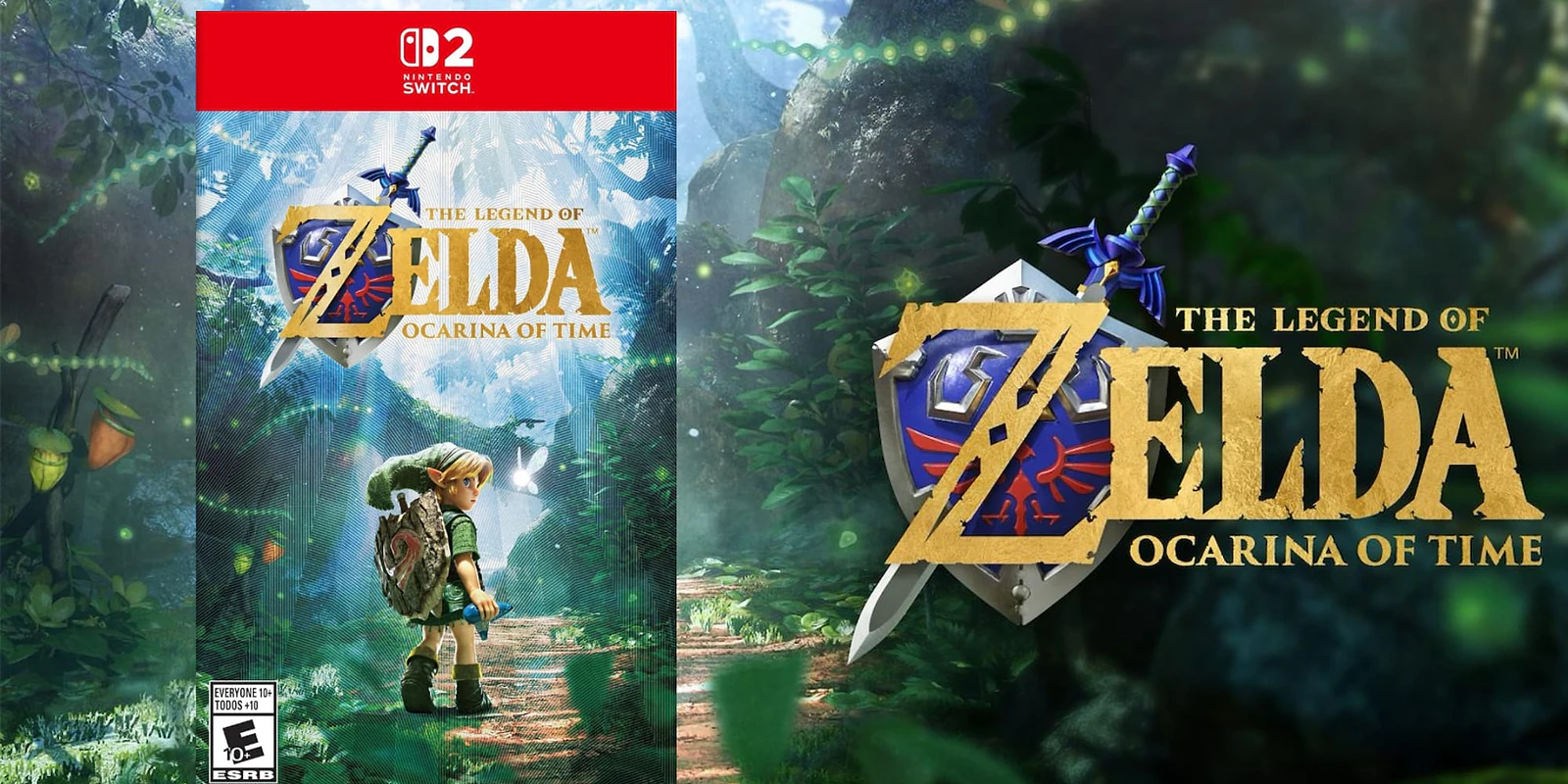 A video game box and a video game case