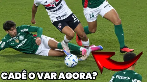 MESMO CRITÉRIO? Vermelho para Osorio e amarelo para Larson geram revolta