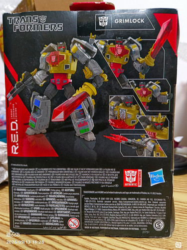 Transformers R.E.D Grimlock Packaging Images 3