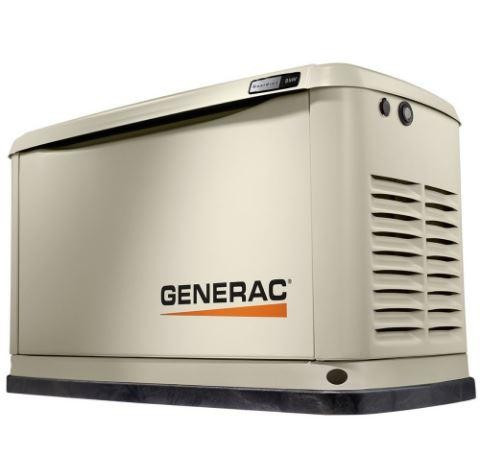 Газовый генератор Generac 7232 мощностью 8 кВт с электростартером и воздушным охлаждением для резервного питания дома