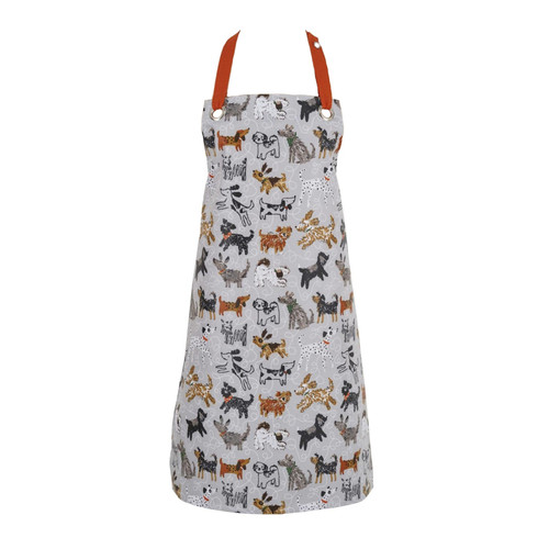 Ulster Weavers Dog Days Apron PVCOilcloth Grey sn1 02.jpg