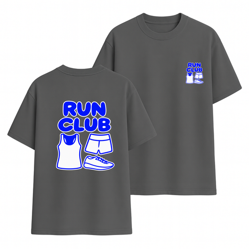 run club corrida maratona clube cardio Frente e Costas Cinza.png