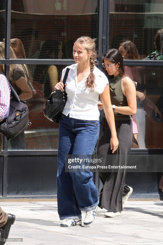MADRID, SPAIN - SEPTEMBER 07: Princess Leonor leaves the Carlos III University of Madrid after compl.jpg