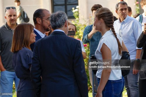 MADRID, SPAIN - SEPTEMBER 07: Princess Leonor begins her studies at Carlos III University of Madrid .jpg