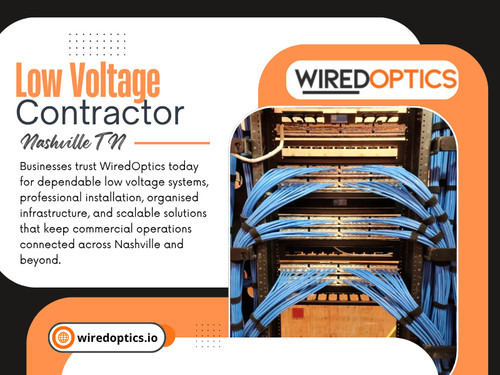 Low voltage contractor nashville tn services can help bring cabling, security, wireless and network-room requirements into a more organized project. The result is infrastructure that is easier to understand today and easier to expand later. 

WiredOptics

Address: 1801 West End Ave #1057, Nashville, TN 37203
Phone: +1(615) 246-6616
Find Us on Google Map: https://maps.app.goo.gl/NAxtwVznMcWLC4bs5

Read Our Blogs:
https://wiredopticsio.wordpress.com
https://wiredopticsio.medium.com
https://wiredoptics.weebly.com

More Links:
https://beacons.ai/wiredoptics
https://vimeo.com/wiredoptics
https://www.behance.net/wiredoptics