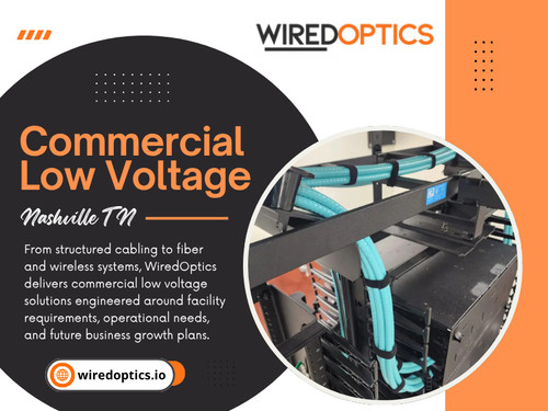 A well-organized Commercial low voltage nashville tn installation can leave clearer pathways and better documentation for future work. Commercial low voltage nashville tn planning can be useful during renovations, new construction and major technology upgrades.

WiredOptics

Address: 1801 West End Ave #1057, Nashville, TN 37203
Phone: +1(615) 246-6616
Find Us on Google Map: https://maps.app.goo.gl/NAxtwVznMcWLC4bs5

Read Our Blogs:
https://wiredopticsio.wordpress.com
https://wiredopticsio.medium.com
https://wiredoptics.weebly.com

More Links:
https://beacons.ai/wiredoptics
https://vimeo.com/wiredoptics
https://www.behance.net/wiredoptics