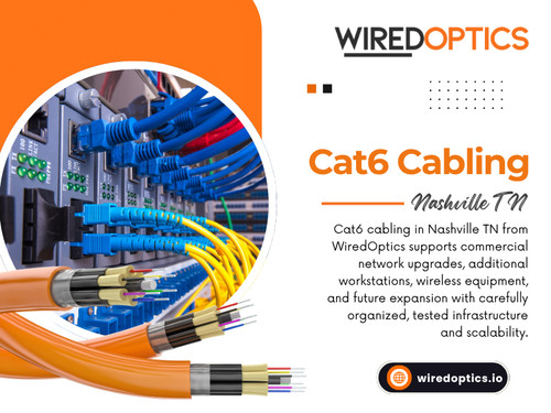 For many businesses, Cat6 cabling nashville tn can provide a practical foundation for handling those growing demands while keeping the network organized and easier to expand. Cat6 cabling nashville tn can give businesses a practical foundation for handling growth when it is planned around current requirements and future changes.

Click here for more information: https://wiredoptics.io/data-cabling/

WiredOptics

Address: 1801 West End Ave #1057, Nashville, TN 37203
Phone: +1(615) 246-6616
Find Us on Google Map: https://maps.app.goo.gl/NAxtwVznMcWLC4bs5

Read Our Blogs:
https://wiredopticsio.wordpress.com
https://wiredoptics.weebly.com
https://wiredopticsio.wixsite.com/wiredoptics

More Links:
https://linktr.ee/wiredoptics
https://dzone.com/users/5235465/wiredopticsio.html
https://issuu.com/wiredoptics