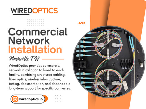 Commercial network installation nashville tn work can involve planning the layout, installing the physical infrastructure, testing connections and documenting the completed system. A finished cable run is only one part of a successful infrastructure project.

WiredOptics

Address: 1801 West End Ave #1057, Nashville, TN 37203
Phone: +1(615) 246-6616
Find Us on Google Map: https://maps.app.goo.gl/NAxtwVznMcWLC4bs5

Read Our Blogs:
https://67482ae359db3.site123.me
https://wiredopticsio.wixsite.com/wiredoptics
https://wiredoptics.yooco.org

More Links:
https://allmyfaves.com/wiredoptics
https://gravatar.com/wiredopticsio
https://www.magcloud.com/user/wiredoptics