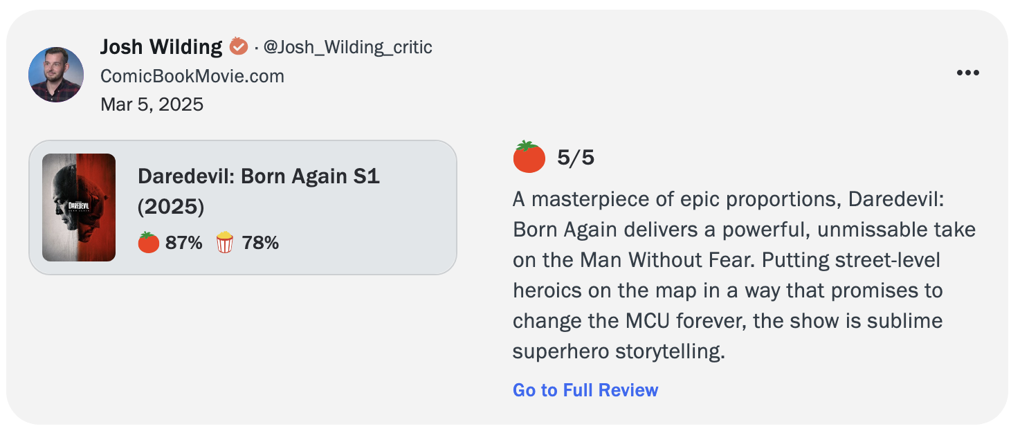 User Comment Image