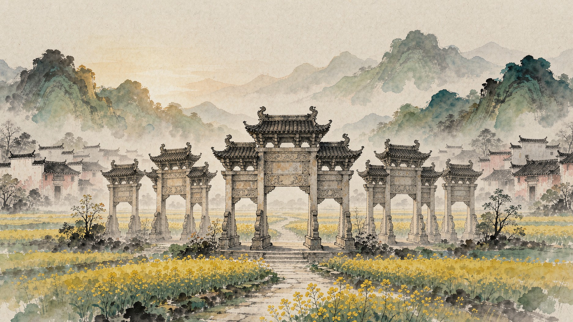 棠樾牌坊群
