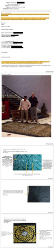 Saudi authorities gave Jeffrey Epstein a piece of the kiswah, the cloth covering the Kaaba in Mecca.jpg