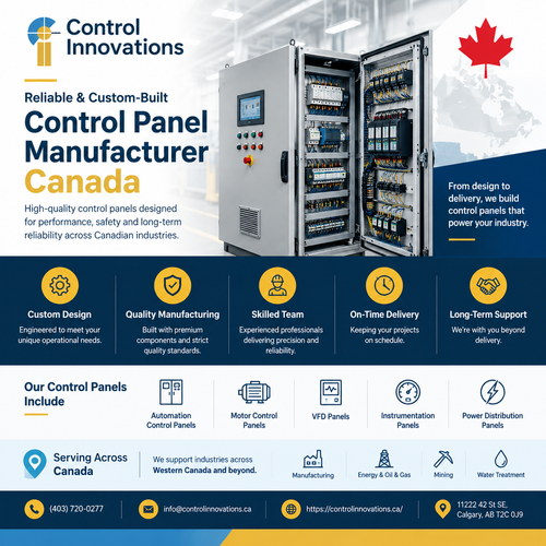 Control Panel Manufacturer Canada for Reliable Electrical Solutions.2