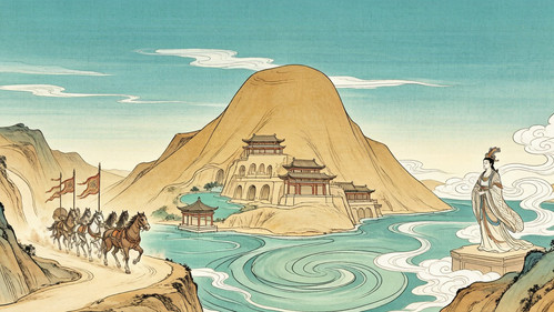 甘肃泾川回中山与瑶池