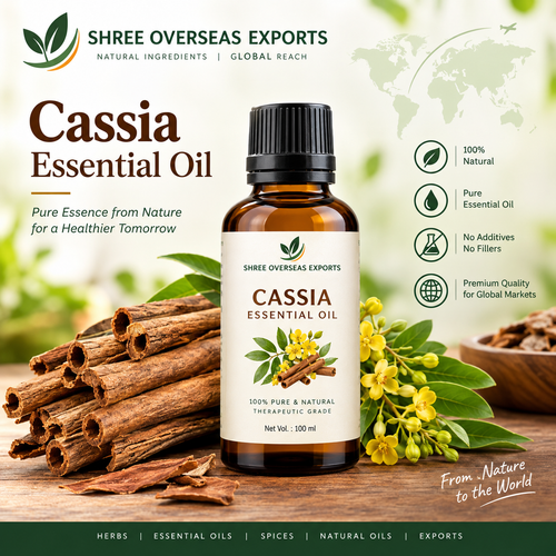Private Label Cassia Essential Oil Manufacturer for Bulk & Export Supply.png