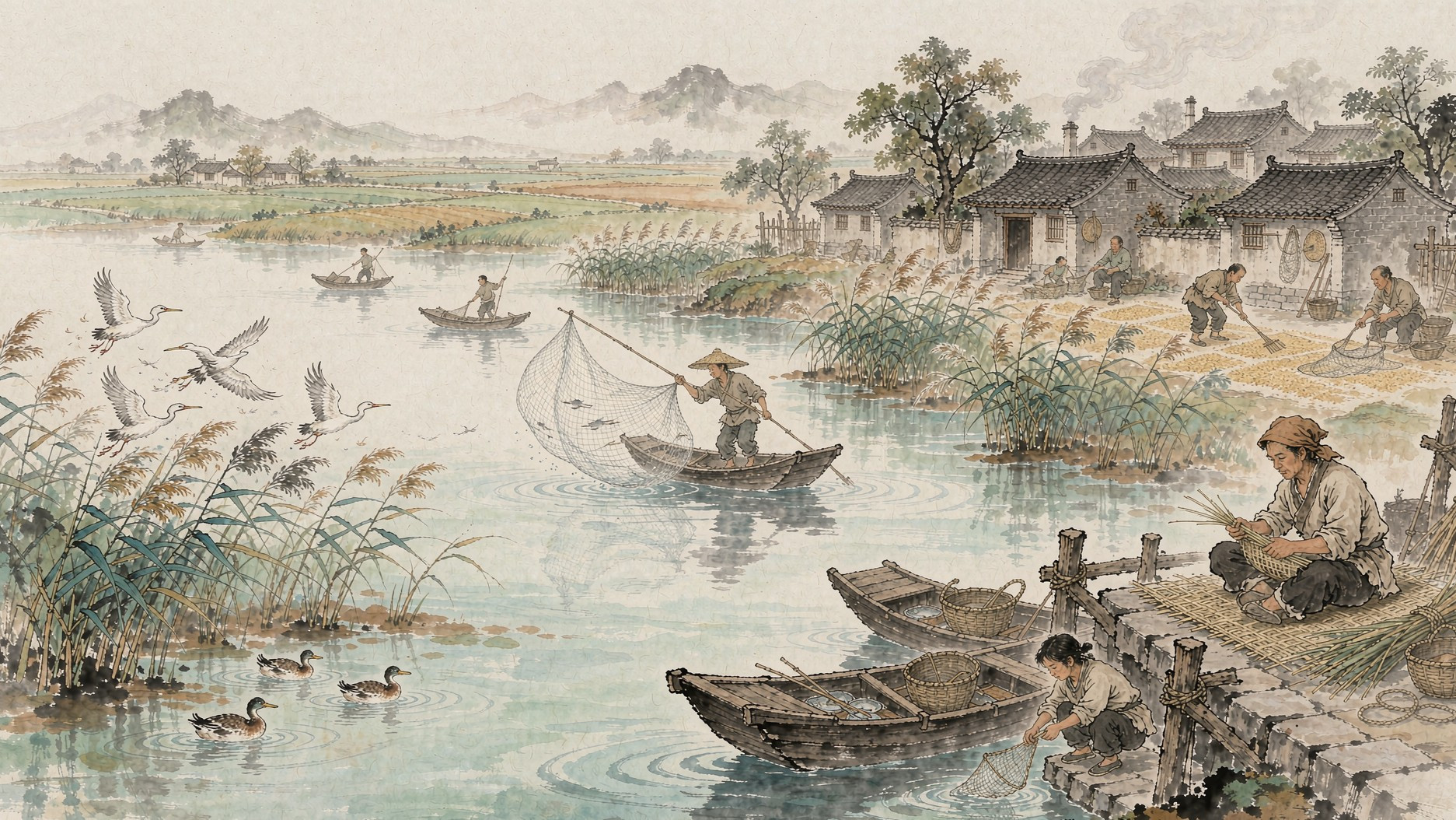 桓台·马踏湖风情