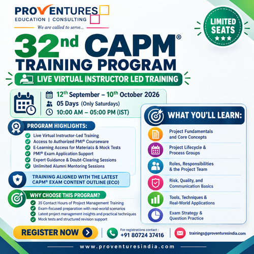32nd CAPM Live Virtual Instructor Led Training.png