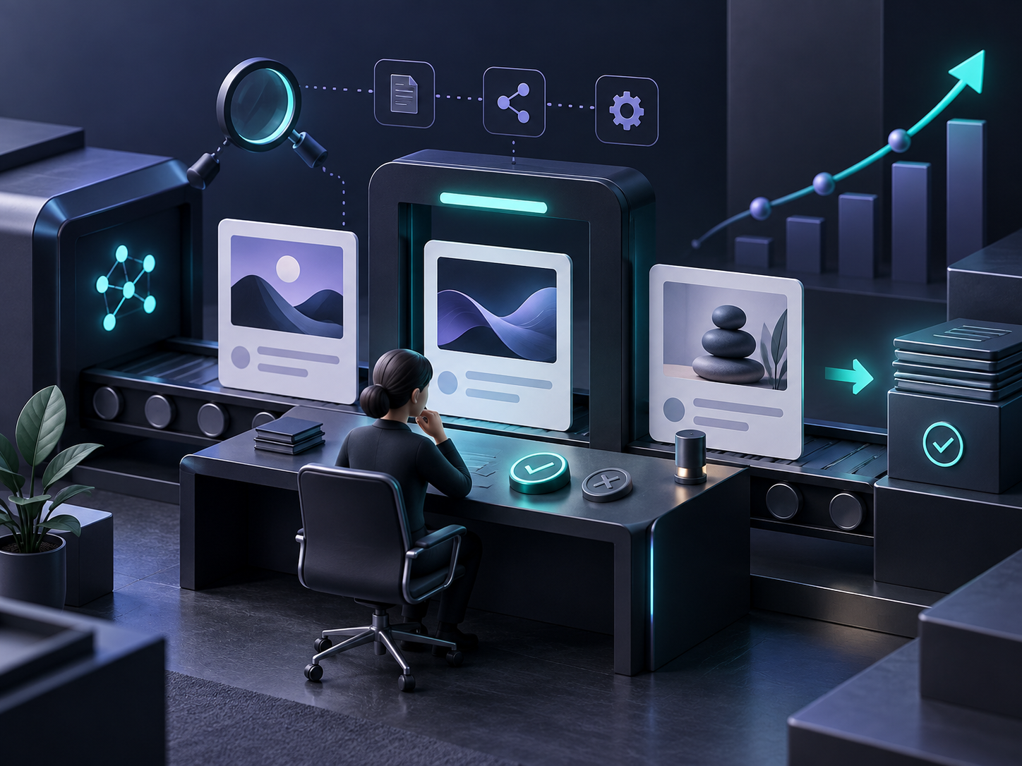A quality-control gate for automated ecommerce blog drafts