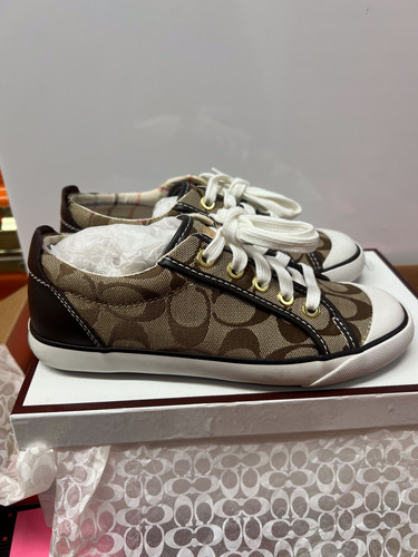 COACH Brown Barrett Womens Sneaker Size 6 4404.jpg