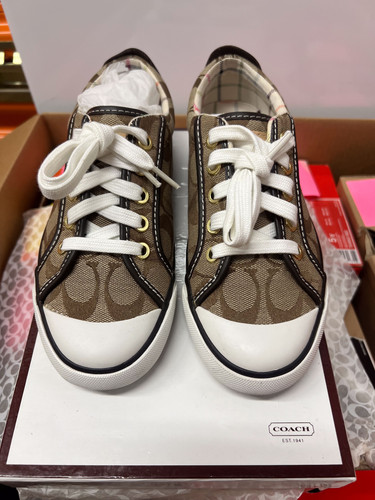 COACH Brown Barrett Womens Sneaker Size 6 4403.jpg