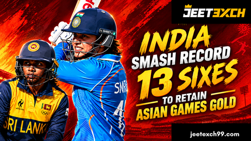 India Smash Record with 13 Sixes to Retain Asian Games Gold | Jeetexch.png