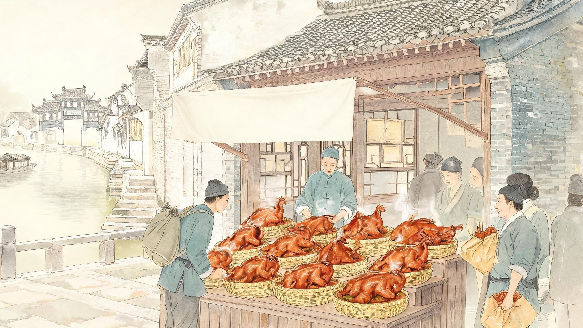 道口烧鸡·食俗