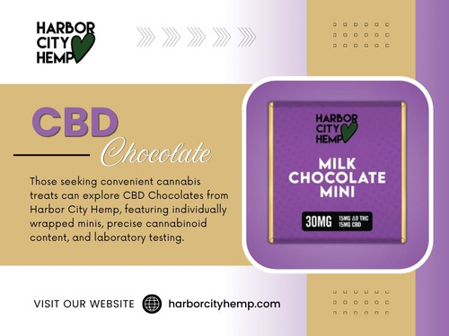A chocolate bar left on a warm counter can look perfectly fine one day and turn soft or blotchy the next. Cbd chocolate needs a little more care because its quality depends on both the chocolate itself and the cannabinoid ingredients inside it.

Official Website - https://harborcityhemp.com/product/d9cbd-milk-chocolate-minis-30mg/

Contact Us -
Address: 186 Specialty Pt, Sanford, FL 32771, USA
Phone: +1-619-639-4386

Read Our Blogs -
https://harborcityhempcbd.wordpress.com/2026/09/21/kodo-pro/
https://harborcityhemp.medium.com/delta-8-thc-distillate-4373ff390b6d
https://6a4f4595d8109.site123.me/blog/cbd-chocolate

More Links -
https://allmyfaves.com/harborcityhemp
https://disqus.com/by/harborcityhemp/about/
https://www.pinterest.com/harborcityhemp/