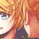 animesher.com suzunosuke rin kagamine sigh 284932.gif