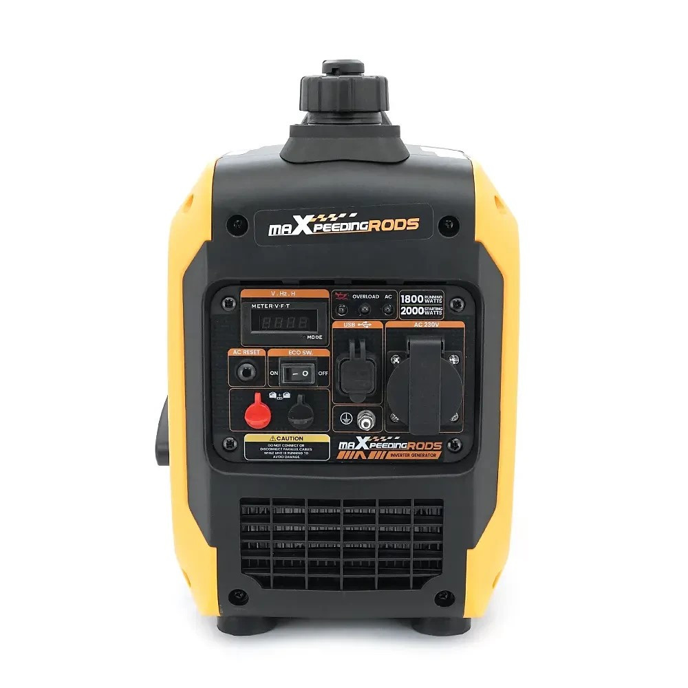 Генератор MaXpeedingRods MXR2350 инверторный бензиновый 2 кВт однофазный с ручным запуском для частного дома, компактный