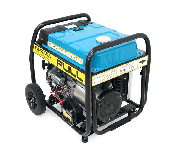 Бензиновый генератор FULL FGL 12000LE мощностью 9 кВт с баком 28 л и электростартером для резервного питания коттеджа