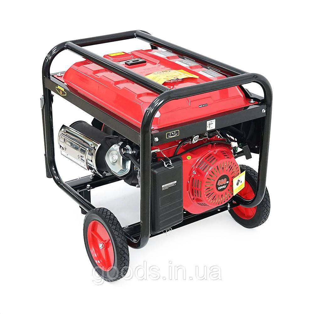 Генератор Covax EPH12500E2-lll-ATS бензиновый, 220В 380В, с электростартером для частного дома, компактный в прочном корпусе