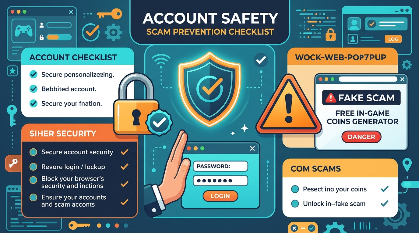 Security-themed illustration with a padlock over payment card and warning against sharing password