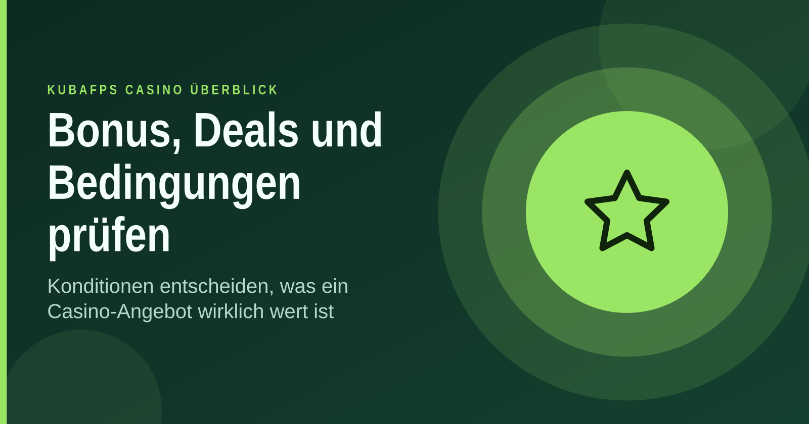 KubaFPS Casino: Highlights, Deals und Bonusaktionen im Überblick