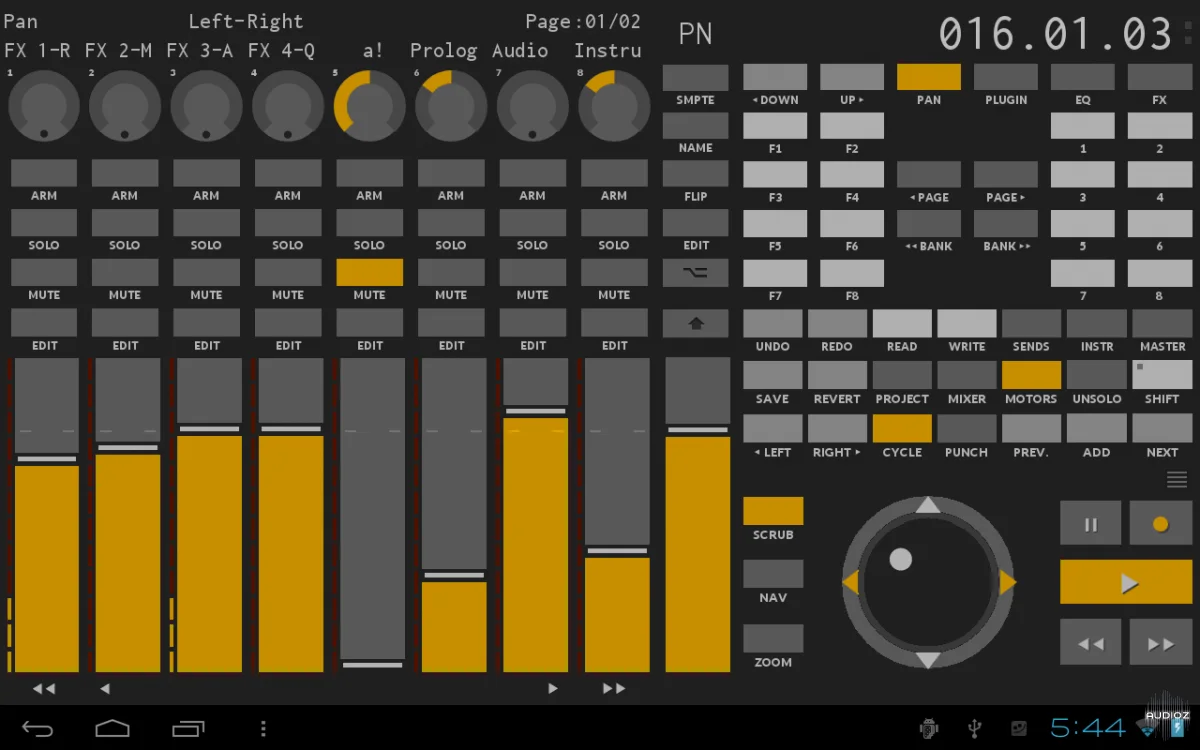 TouchDAW v2.0.7 DAW Controller and MIDI Utilities for Android