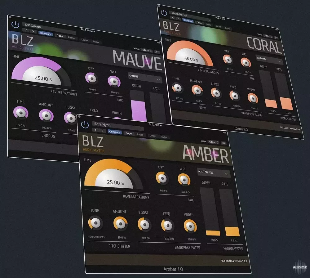 BLZ Coloured Reverb Pack 2022.10 WiN [MOCHA]
